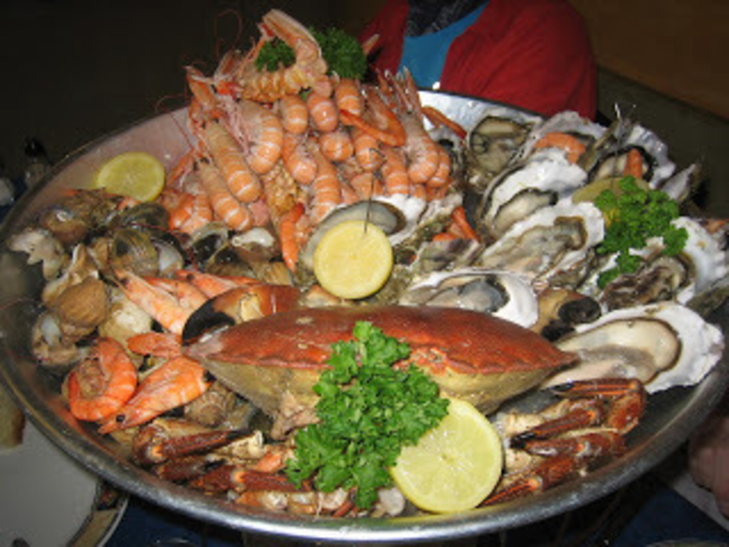 Spécialités de fruits de mer 