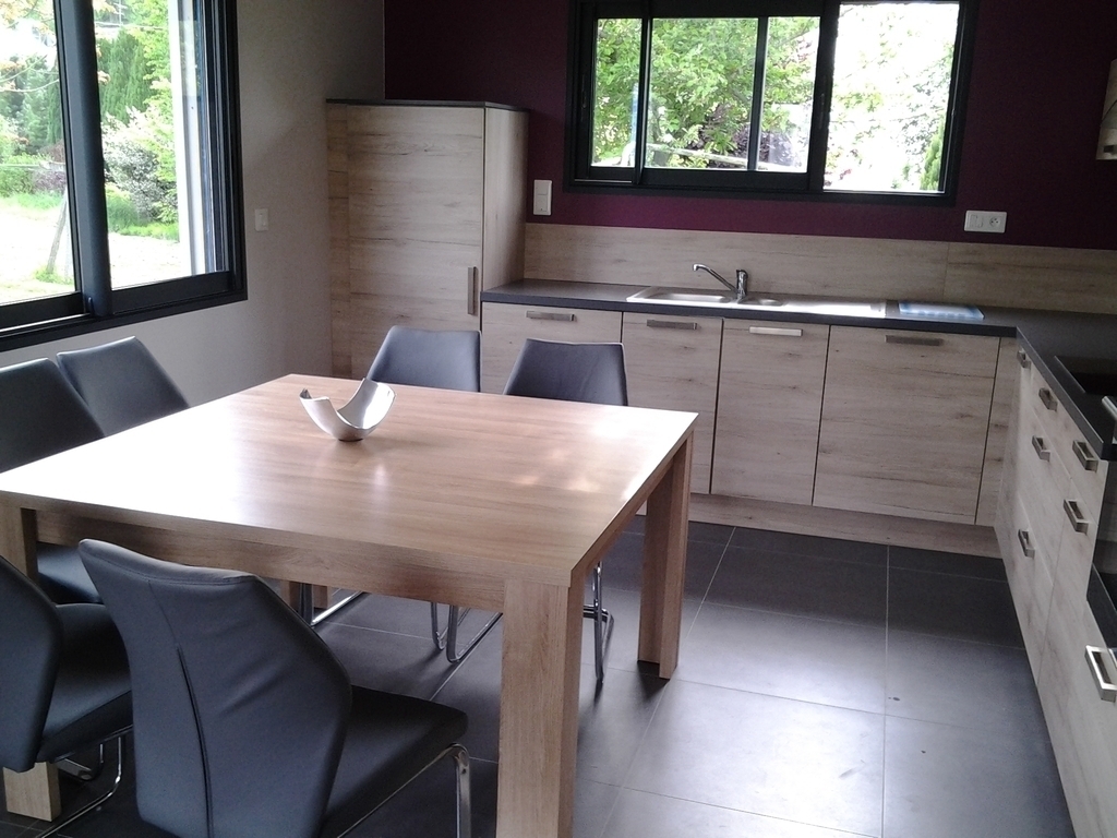 Cuisine tout  équipée ouvert sur salon