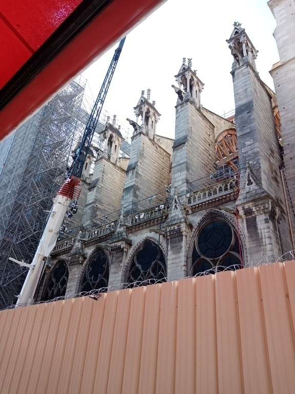Notre Dame de Paris en restauration