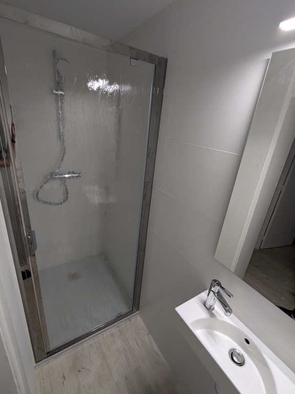 La douche de l'appartement