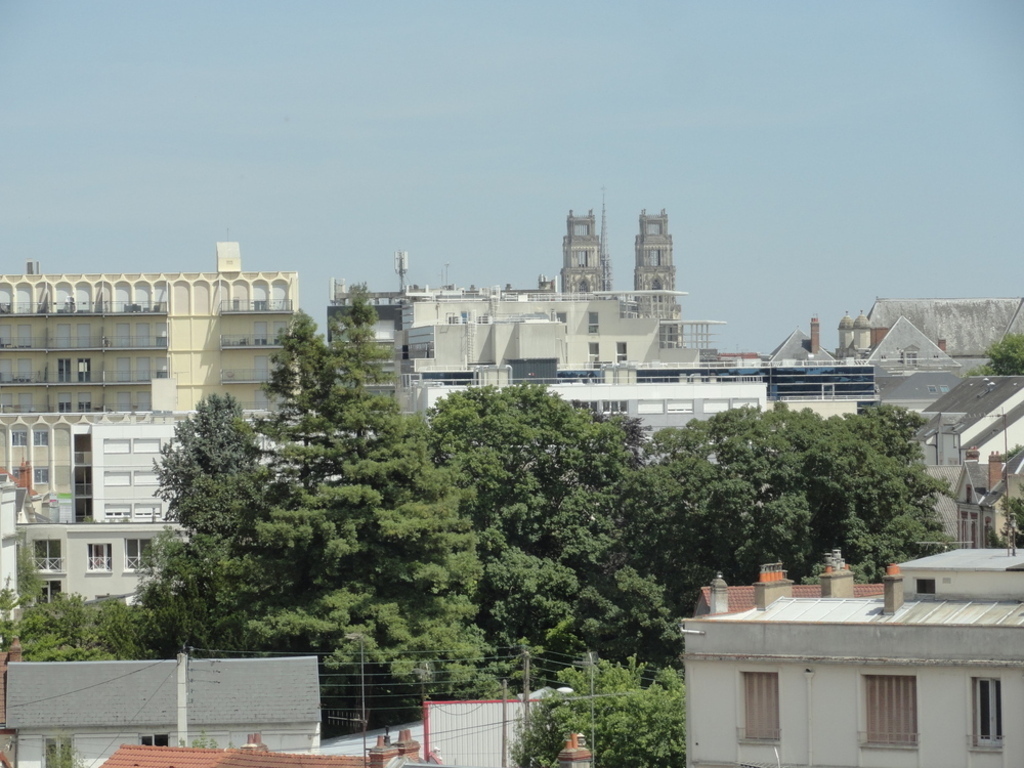 view from the rooms over the city and the cathedral