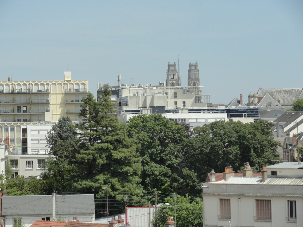 view from the rooms over the city and the cathedral
