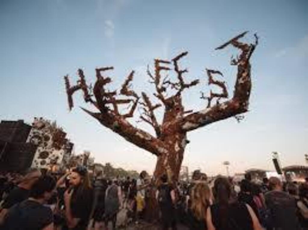 Inside the Hellfest site