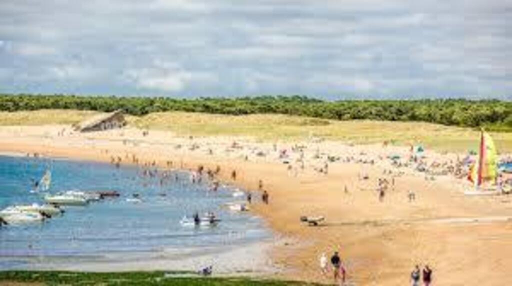 The atlantic coast at Sion sur l'océan