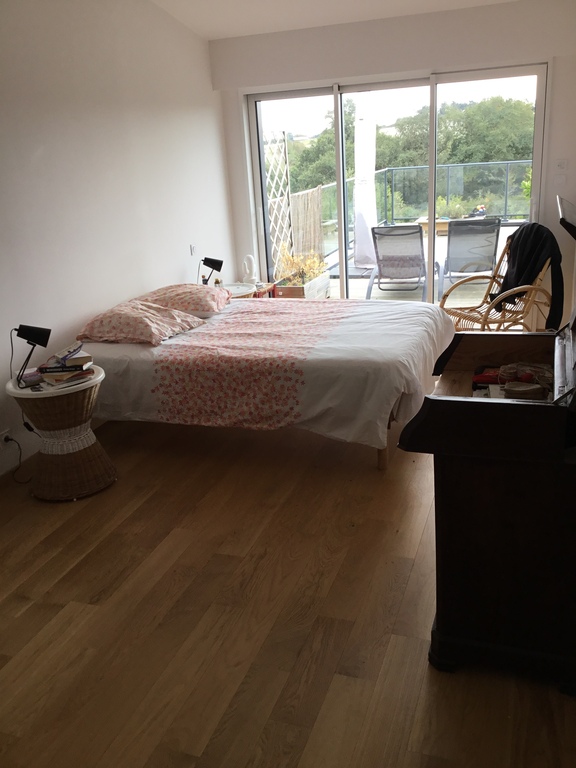 Master bedroom with terrace on the floor