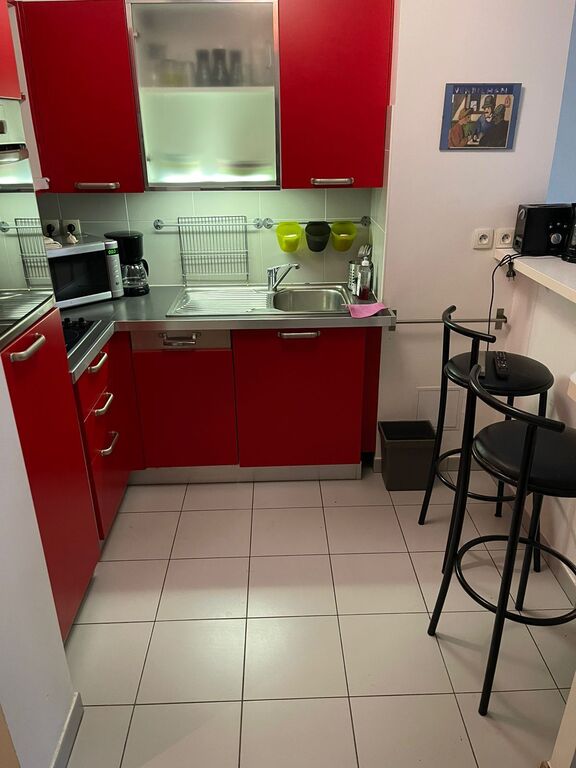 Cuisine américaine avec bar...