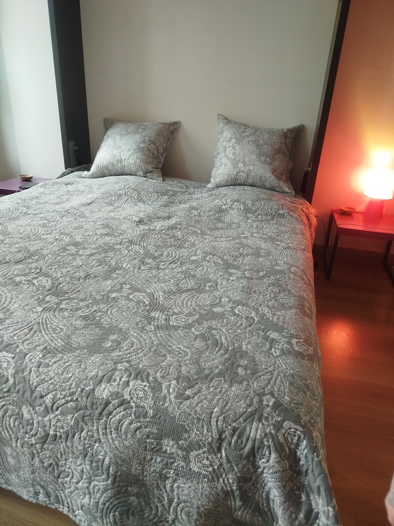 Couchage en 160 x 190 pour 2 PAX. Lit mural.  