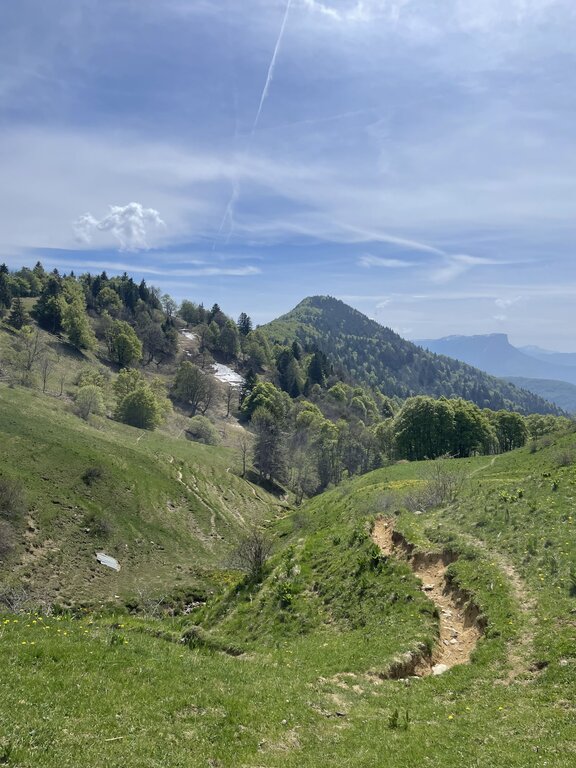 One of the peaks visible and accessible from the house: La Galopaz.