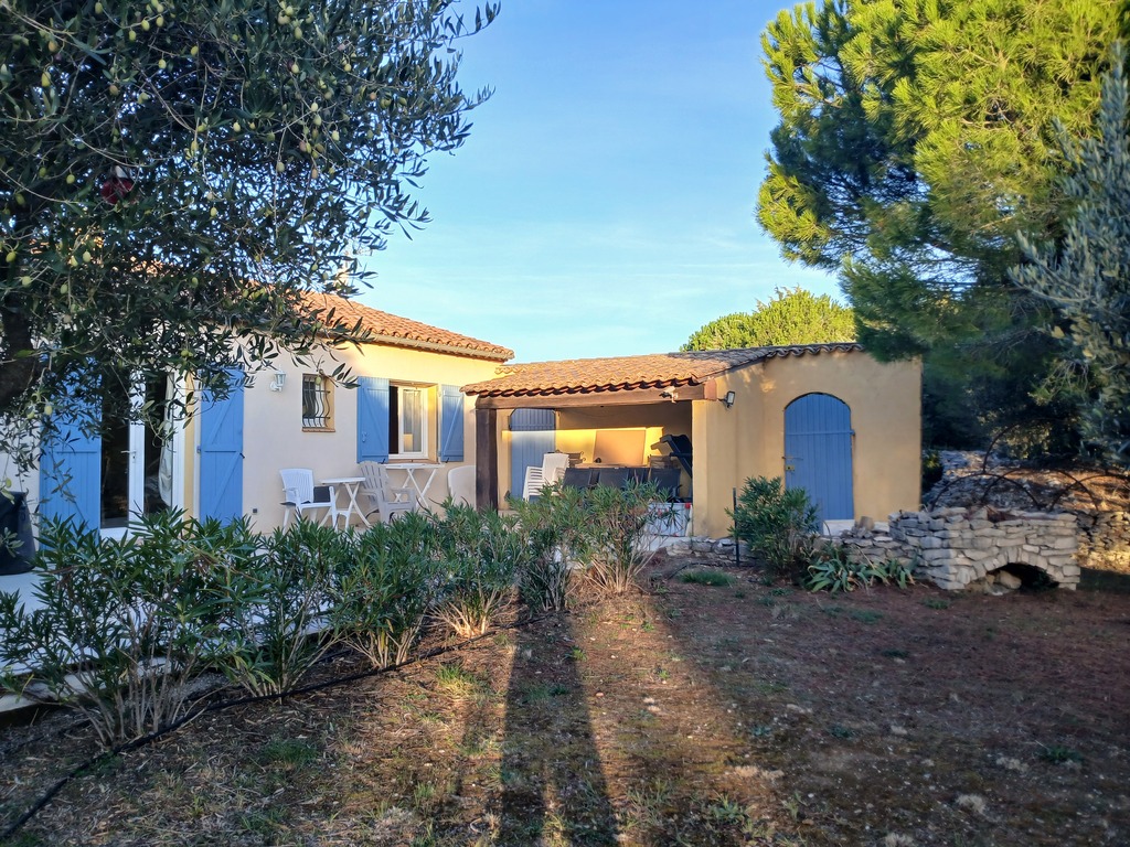 terrasse et jardin côté ouest