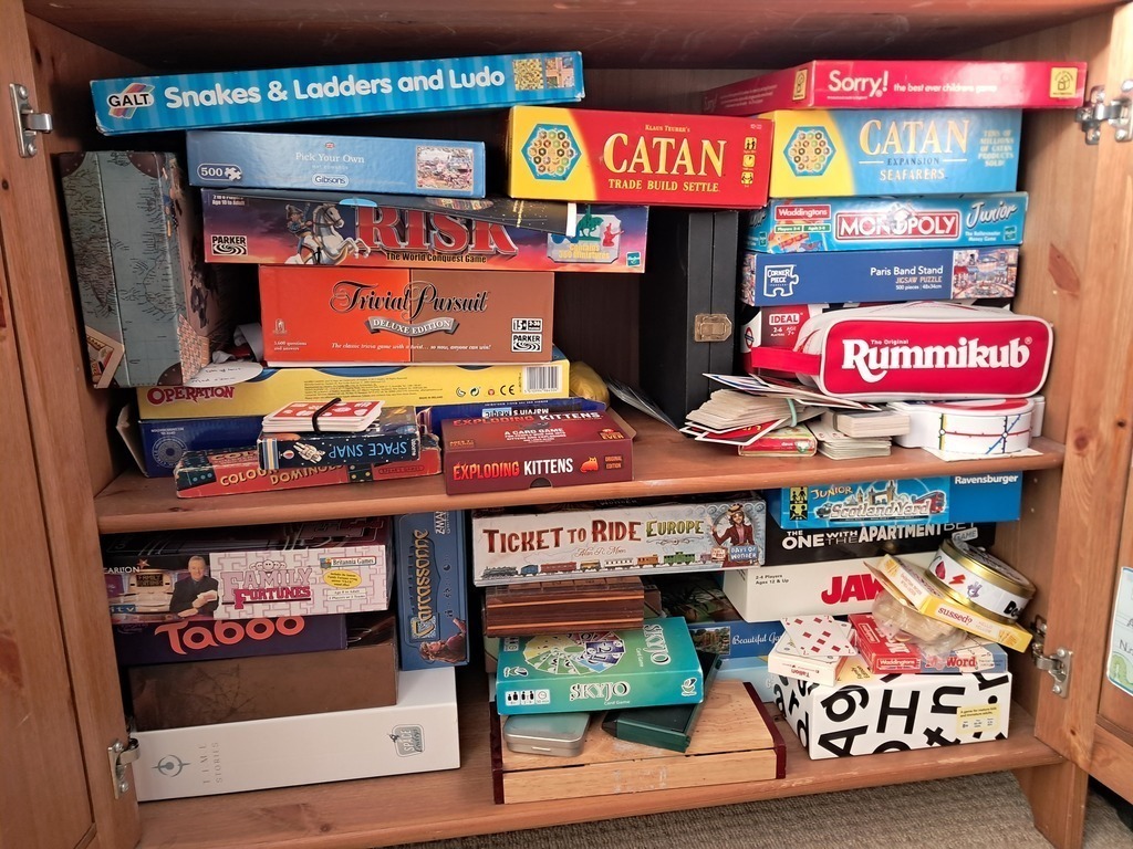 Lots of board games!
