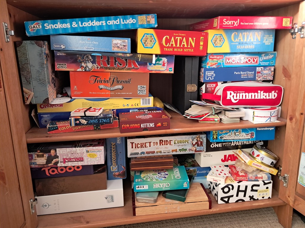 Lots of board games!