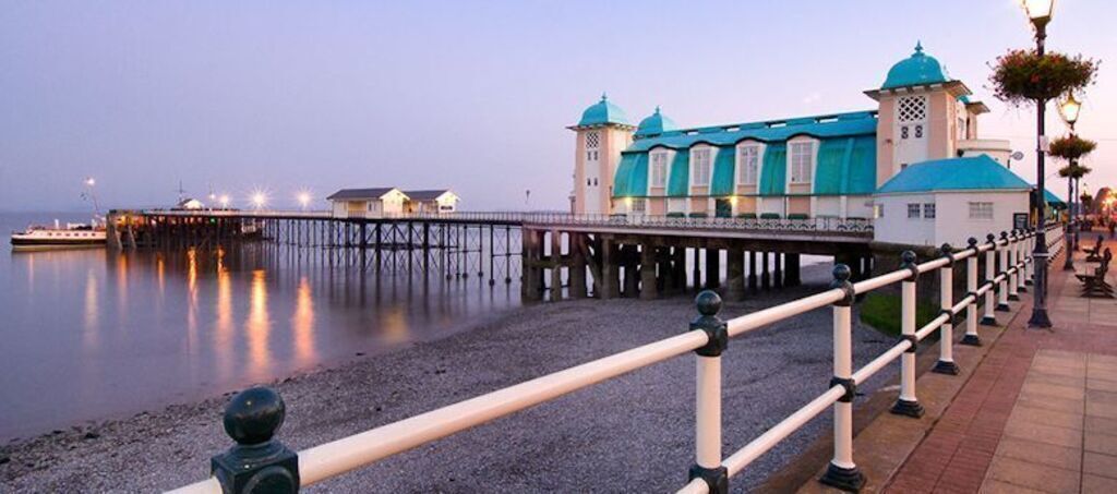 Penarth pier, 20 min walk from house (or 2 mins in car)