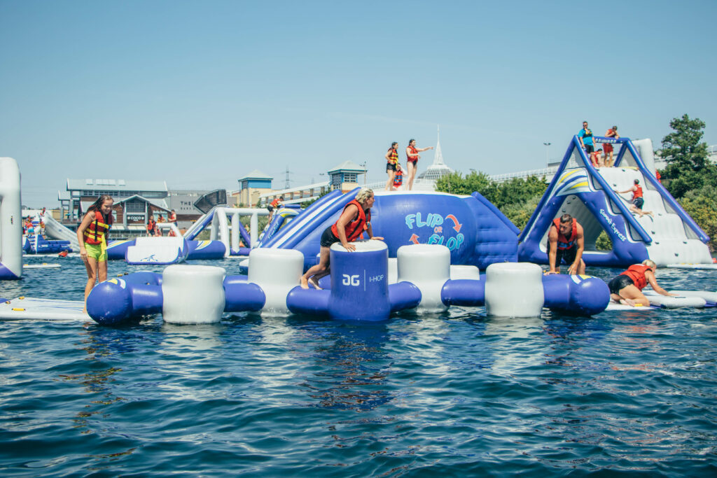 Aqua park, 5 mins drive