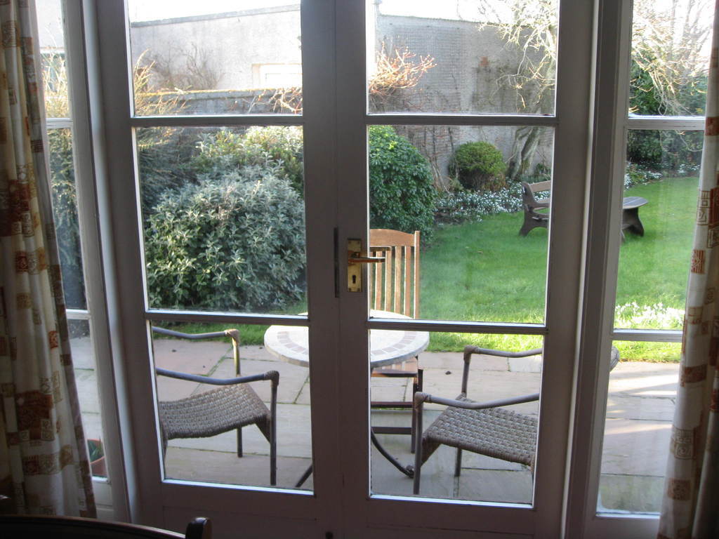 Doors from Dining Room to Garden