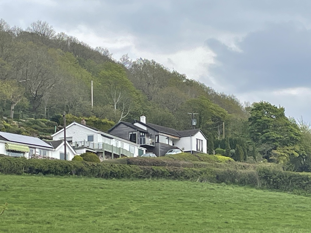 Our house from the bottom of the lane