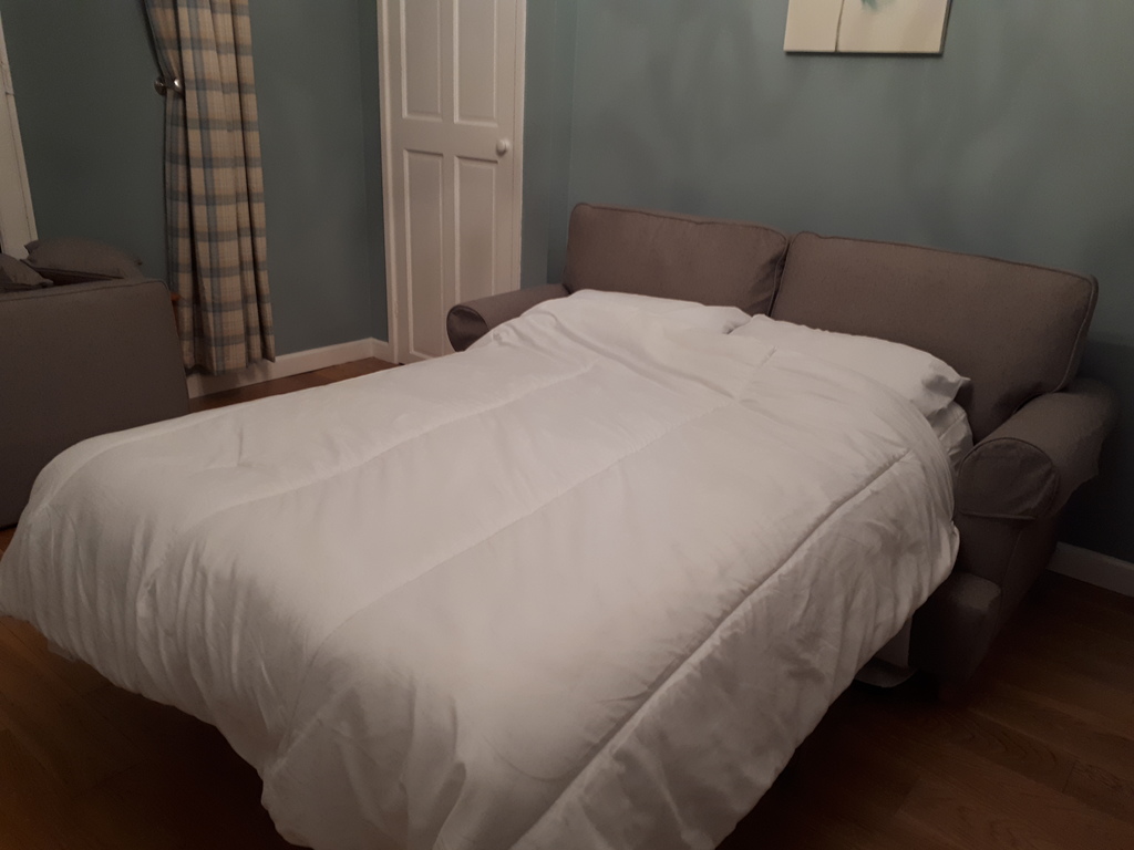 Master bedroom sofa bed