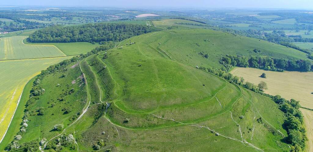 Great walking in rural Dorset - Pilsdon Pen ancient hill fort