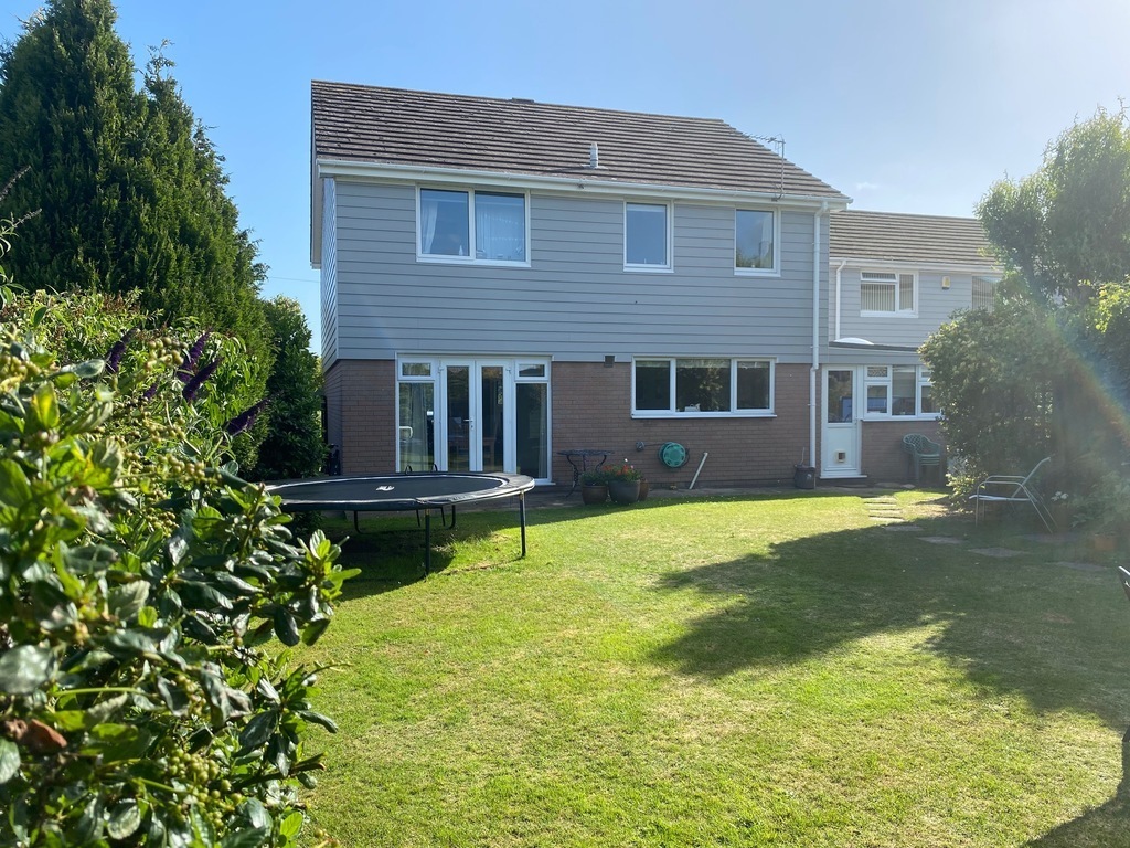 Looking back towards the house