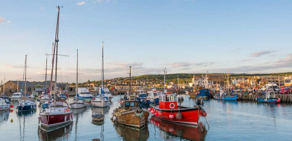 Dorset harbours and coastline (West Bay)