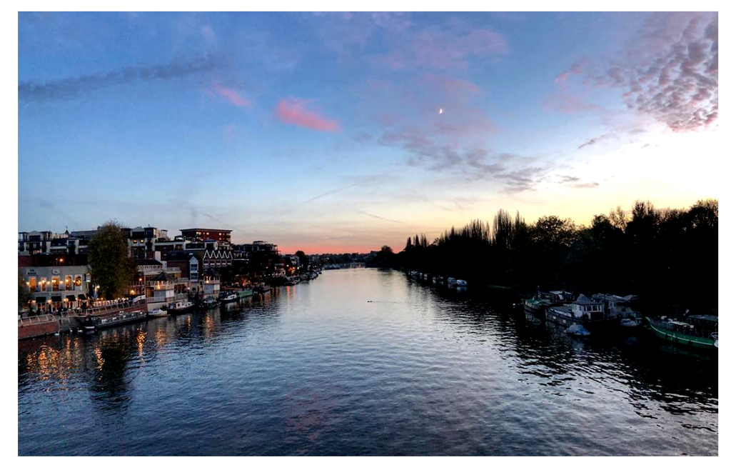 Kingston riverside. there are lots of lovely bars and restaurants.