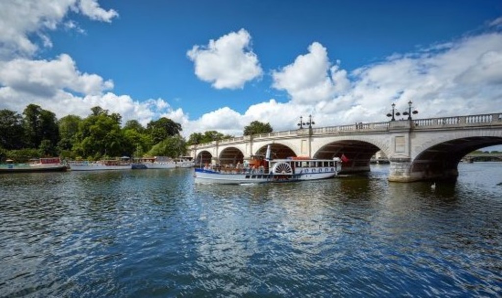 Kingston Bridge across the river Thames