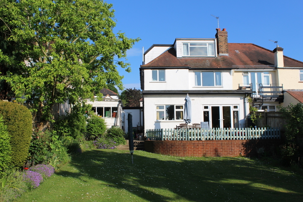 The back of the house