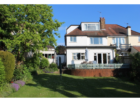 The back of the house