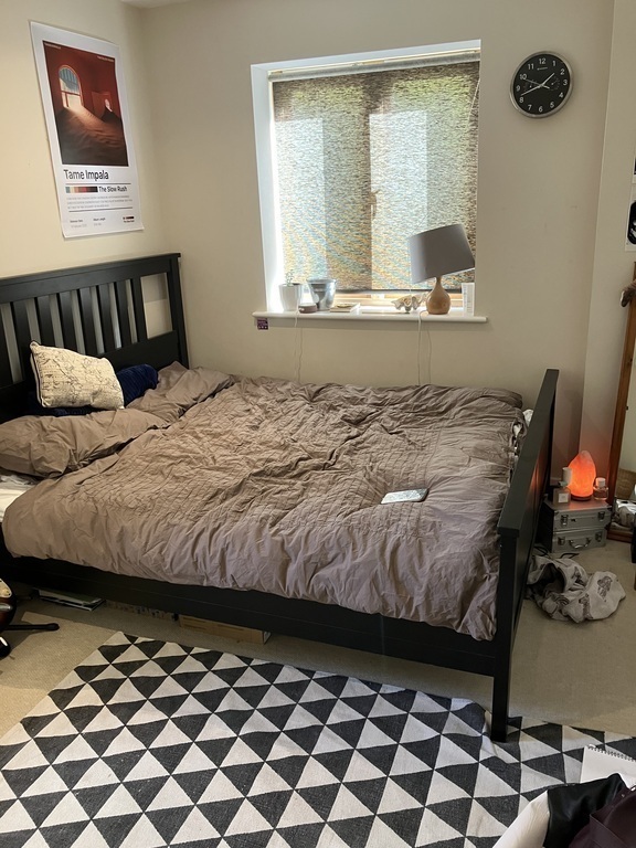 Double bed downstairs 