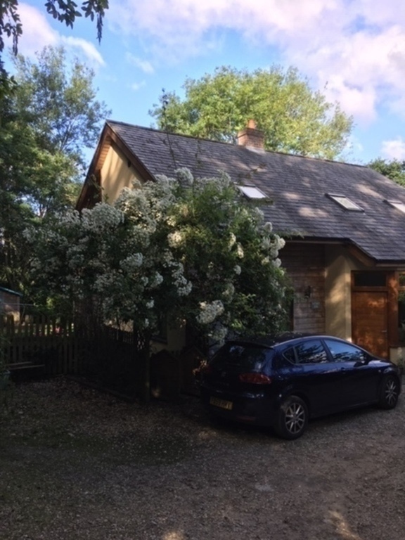 Front of property - 100m along track 