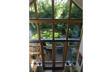 View to field behind house