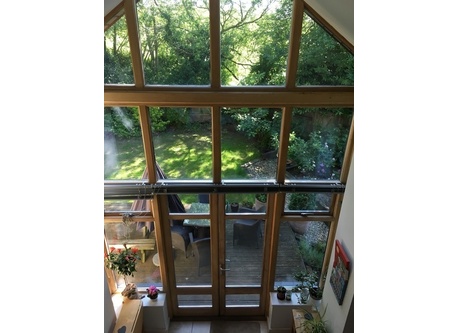 View to field behind house