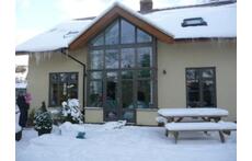 Back of house in winter 