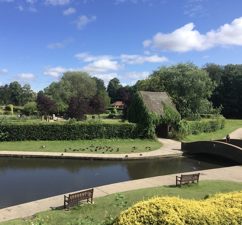 Rowntree Park, just a few steps from our home