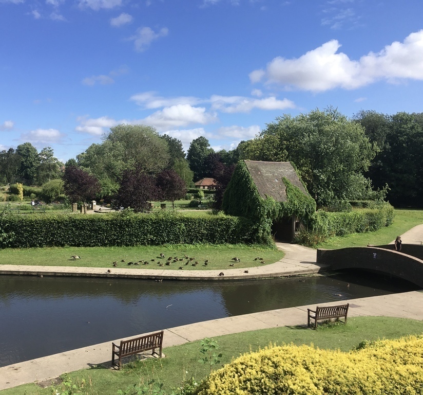 Rowntree Park, just a few steps from our home