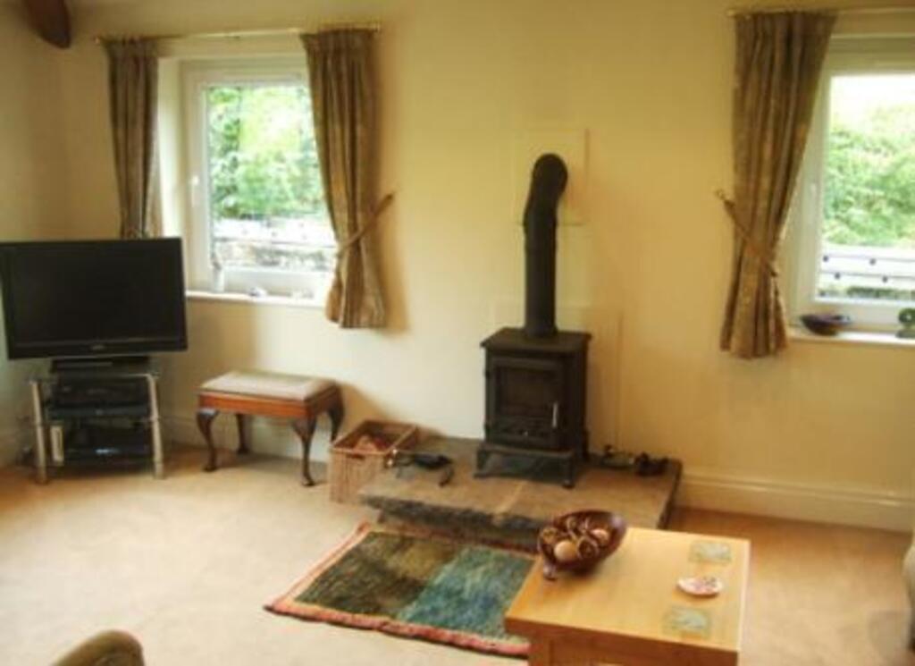 Multifuel stove in the lounge