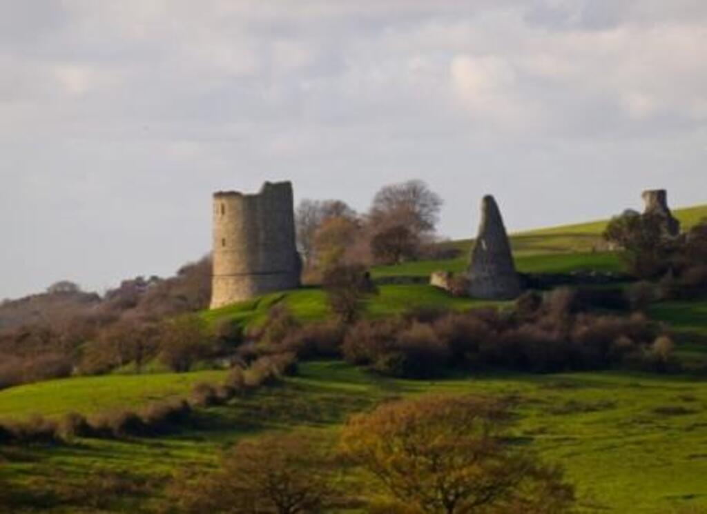 Hadleigh castle and country park, ten minutes away by car or bus.