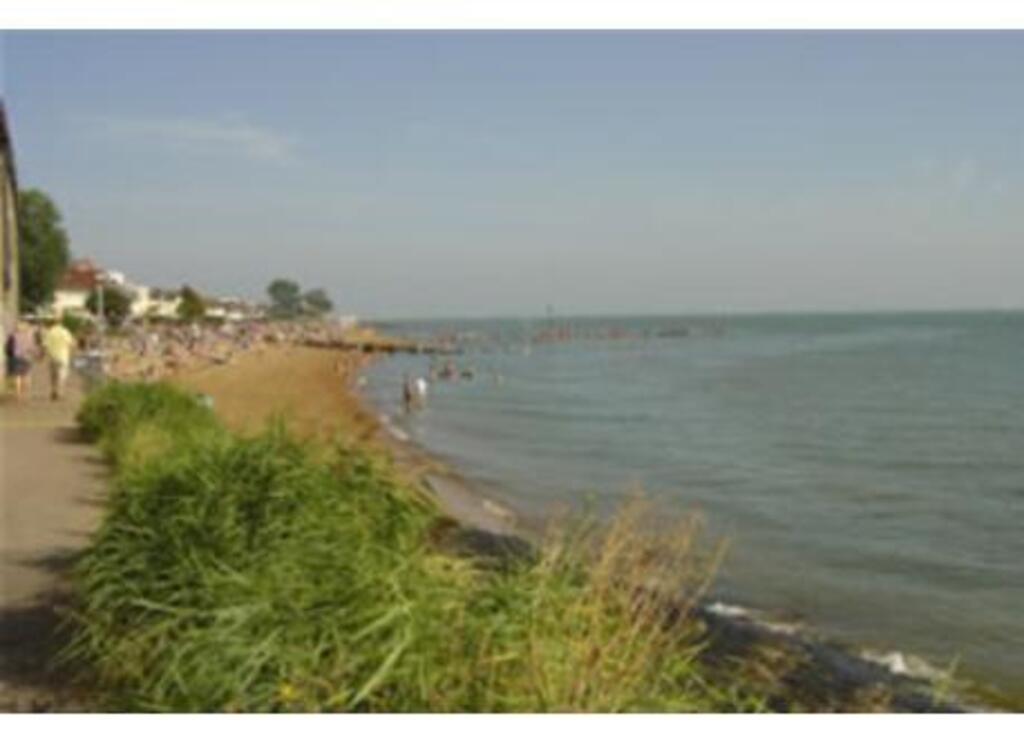 Chalkwell beach, 15 minutes walk away