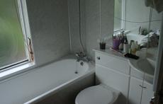 One of 3 bath /shower rooms
