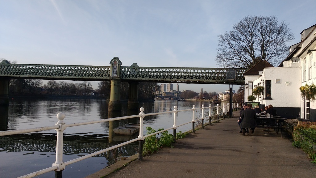The River Thames at Strand-on-the-Green close to our house