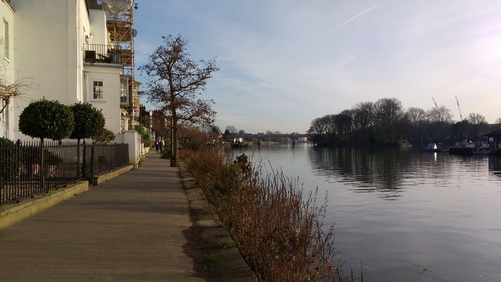 The River Thames at Strand-on-the-Green close to our house