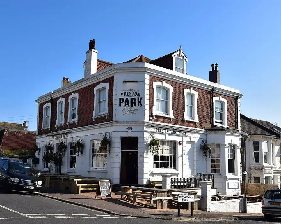The Preston Park Tavern - our local pub just a few minutes away, offering delicious food.