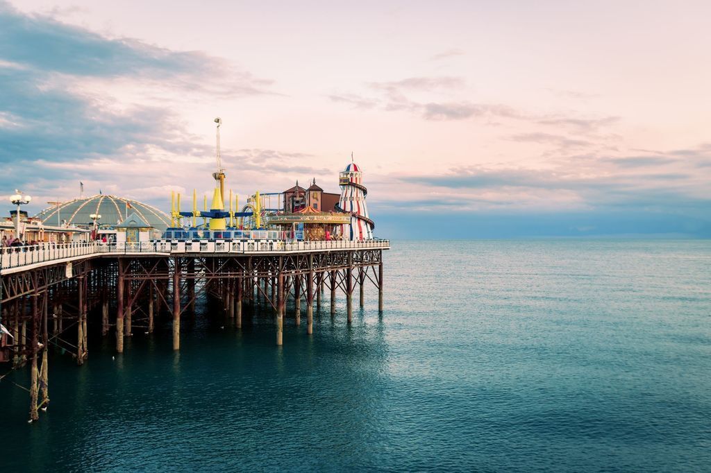 The funfair on the Palace Pier