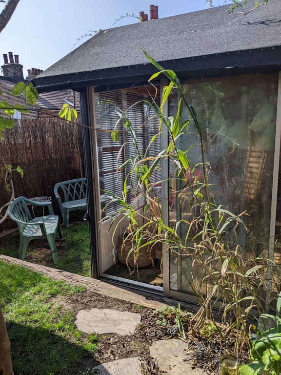 Our summerhouse. The perfect place to relax and cool down between sauna sessions.