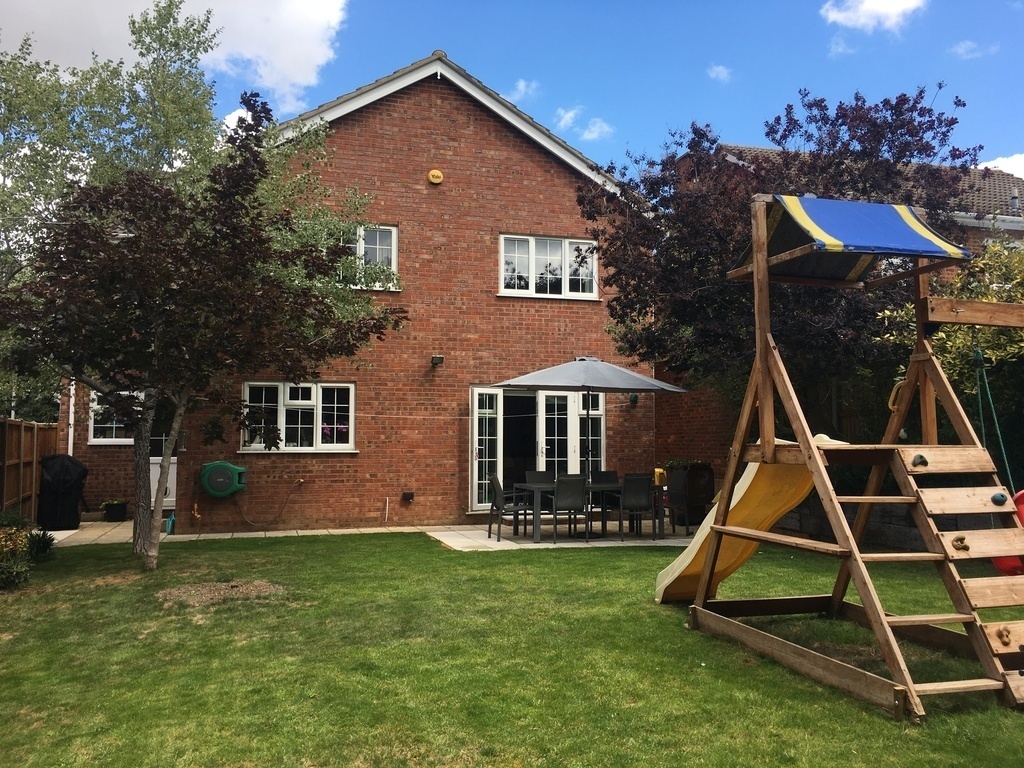 Our garden and the back of the house