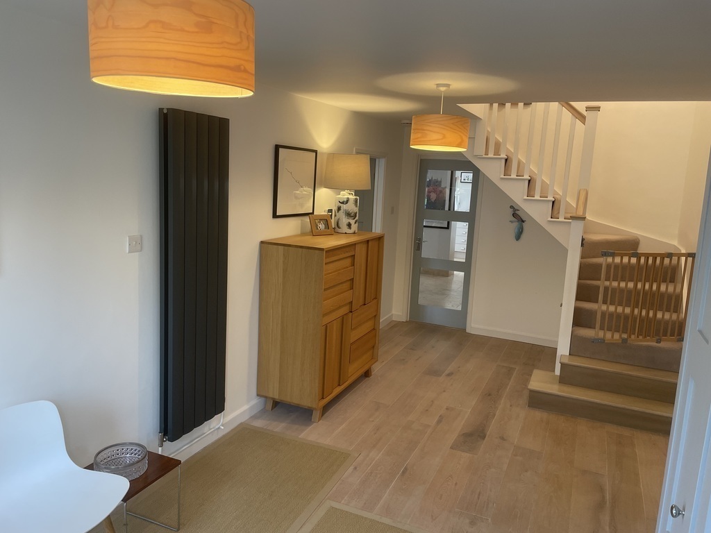 Hall - plenty of space and stair gate in case you need it for small children!  