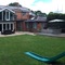 Our back garden and outdoor dining area, we have since moved the playframe