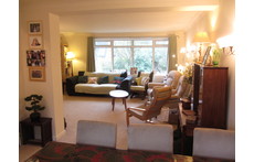 Living room from dining area