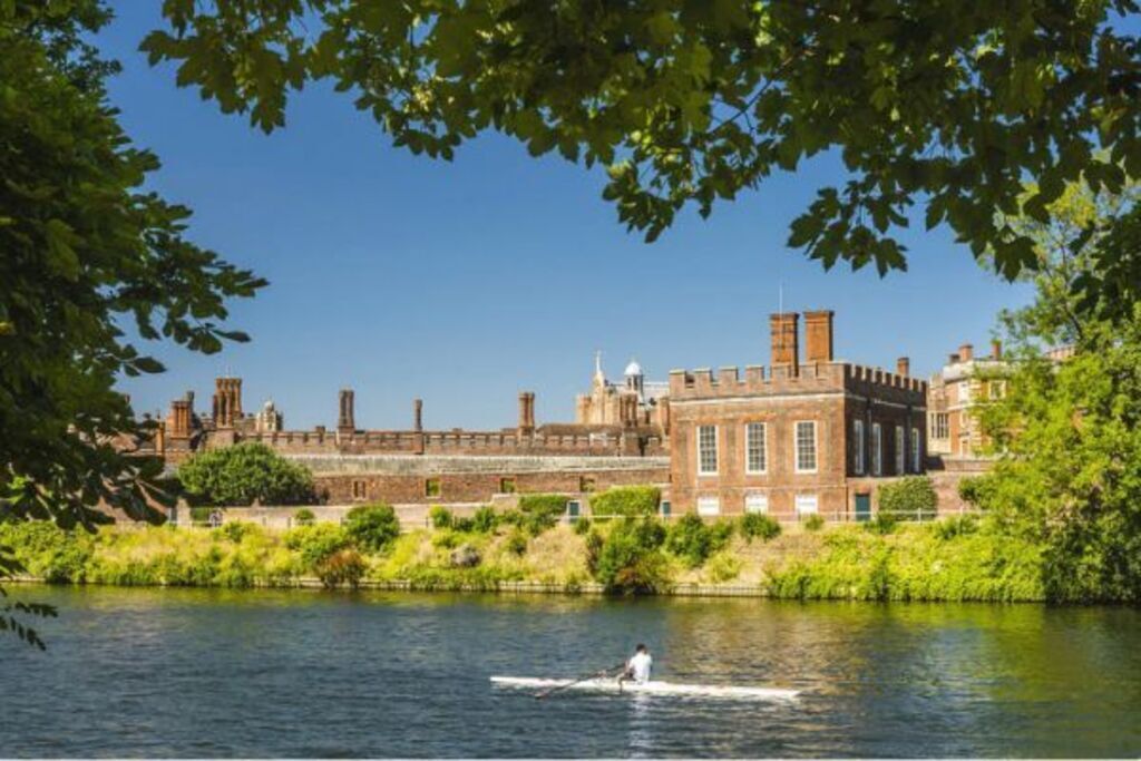 Hampton Court Palace 30 mins walk 