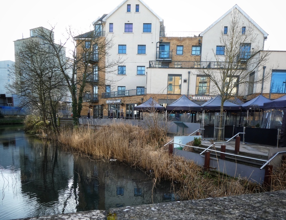 Wetherspoons pub along the river