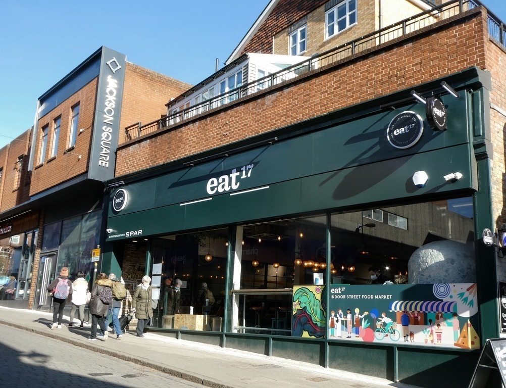 One of the many cafes in Bishops Stortford 